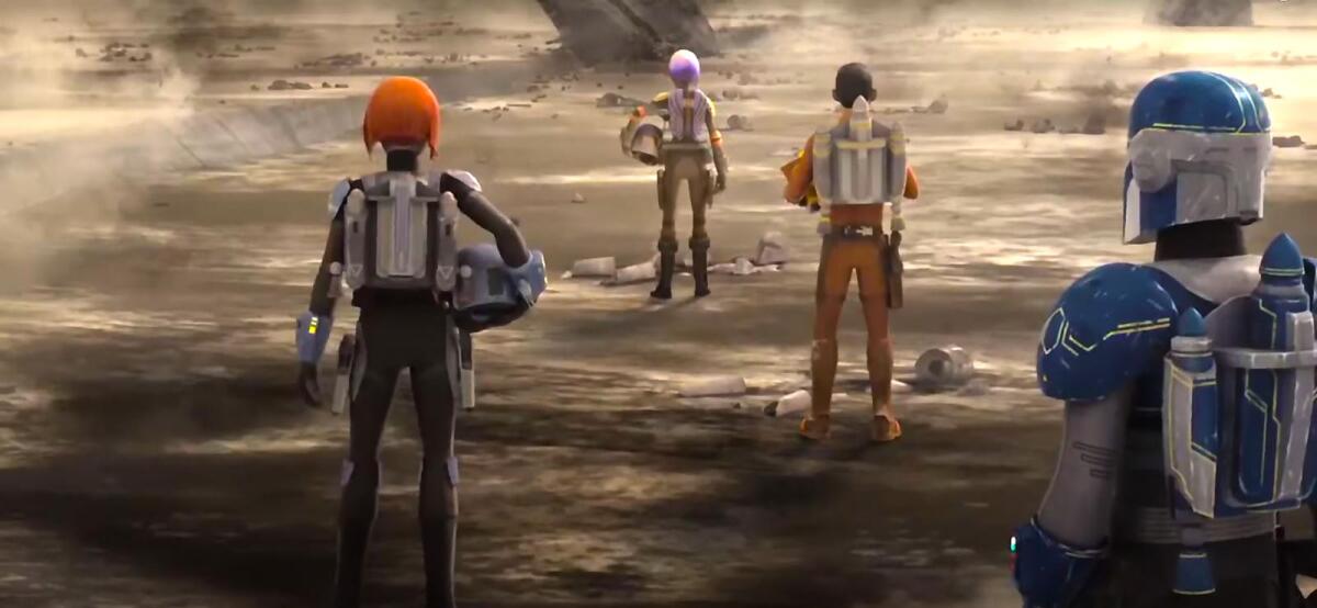 Rebels: un nuovo trailer su Sabine ed Ezra - Immagine dai primi episodi della quarta stagione di Rebels
