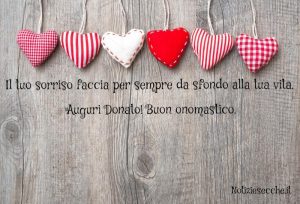 Buon onomastico Donato Frasi e auguri per festeggiare il nome Donato