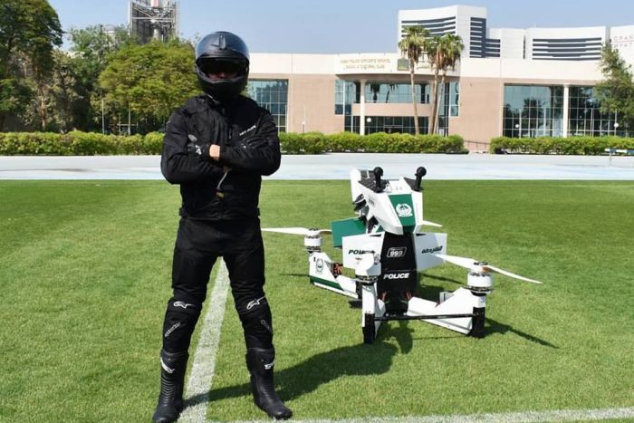 Un modello di Scorpion 3 in dotazione alla polizia di Dubai