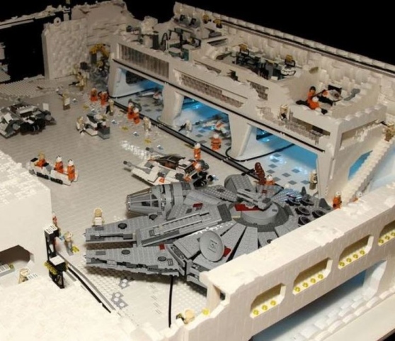 La fedele riproduzione della base di Hoth.Da: tribuna di Treviso