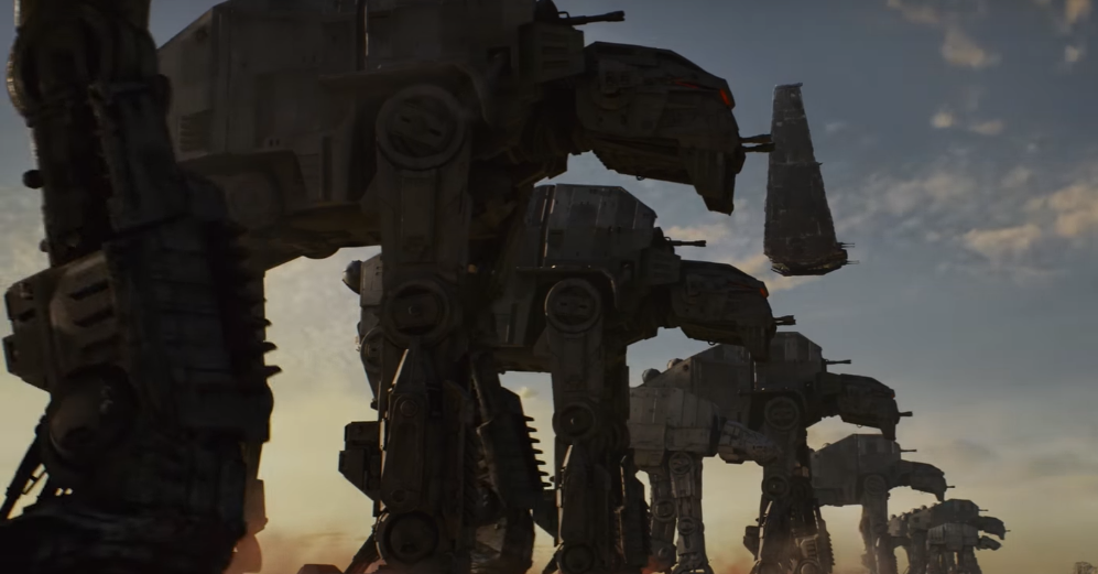 I maestosi AT-M6 nel trailer di The Last Jedi