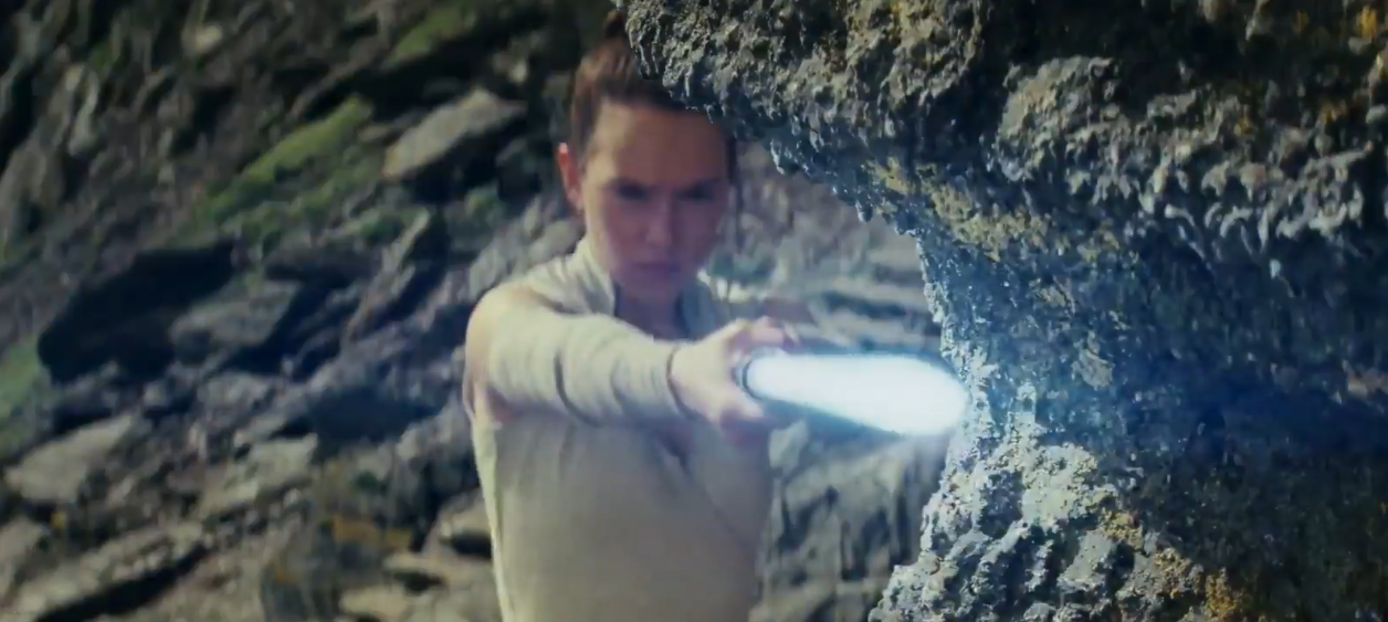 Rey e il suo addestramento su Ahch-To