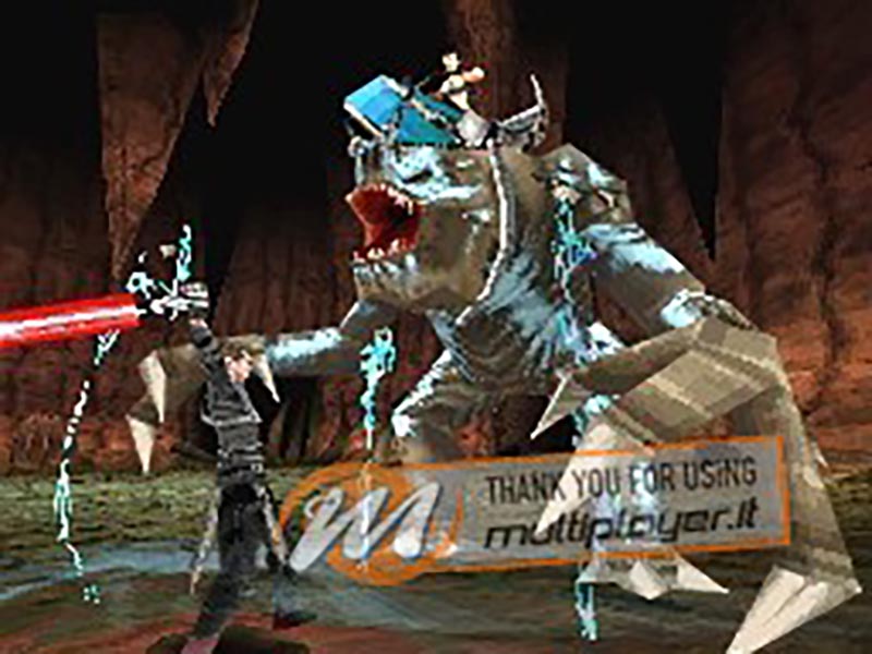 Uno screen de il Potere della Forza per Nintendo DS. All'epoca questo gioco uscì per praticamente qualsiasi dispositivo esistente. Anche un tostapane aveva la sua versione. Da multiplayer.it