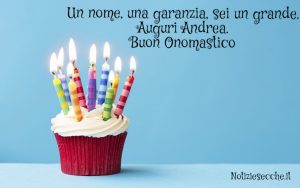 onomastico andrea auguri frasi