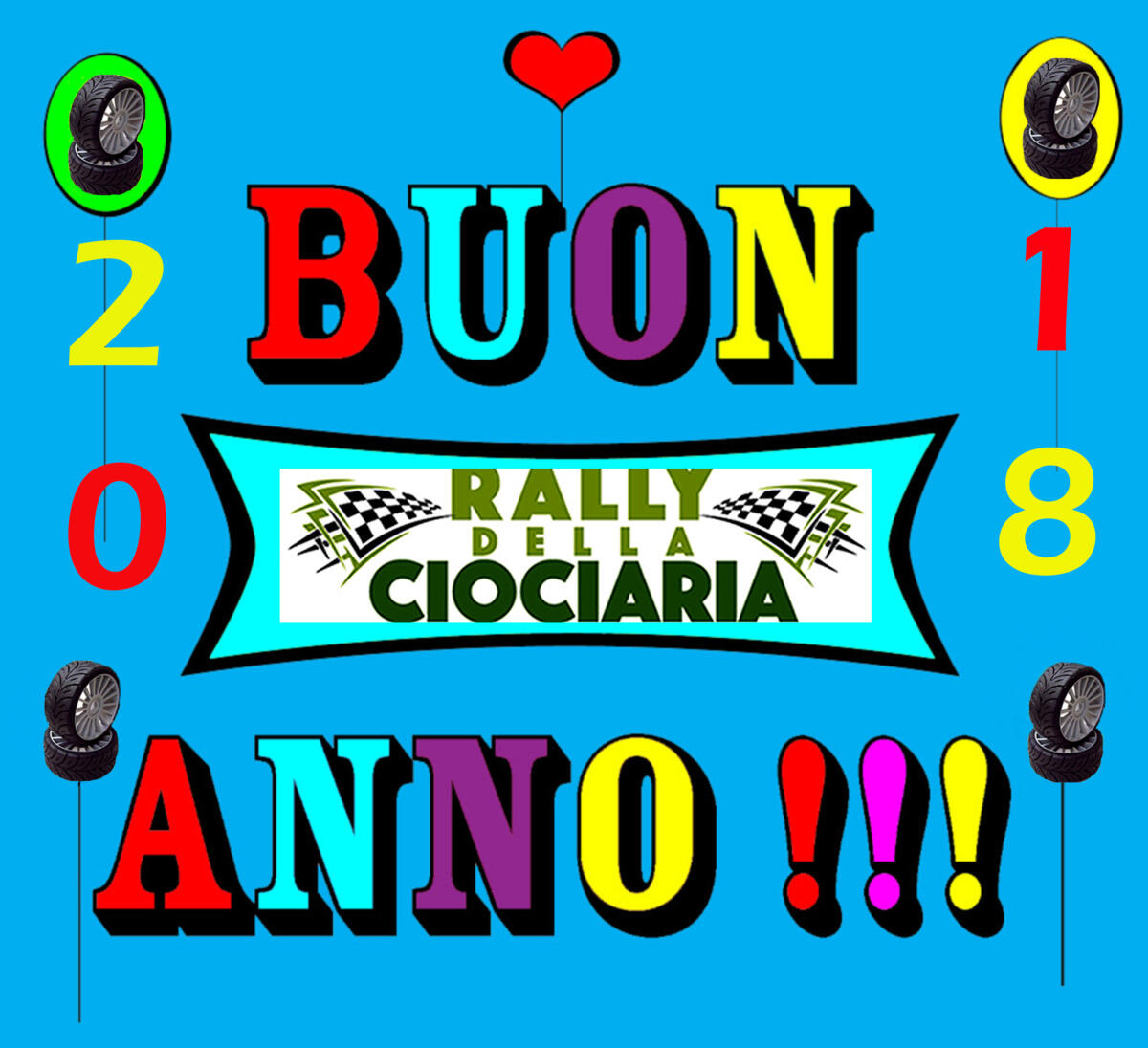 Auguri di buon anno  dal Rally della Ciociaria e HP Sport - 