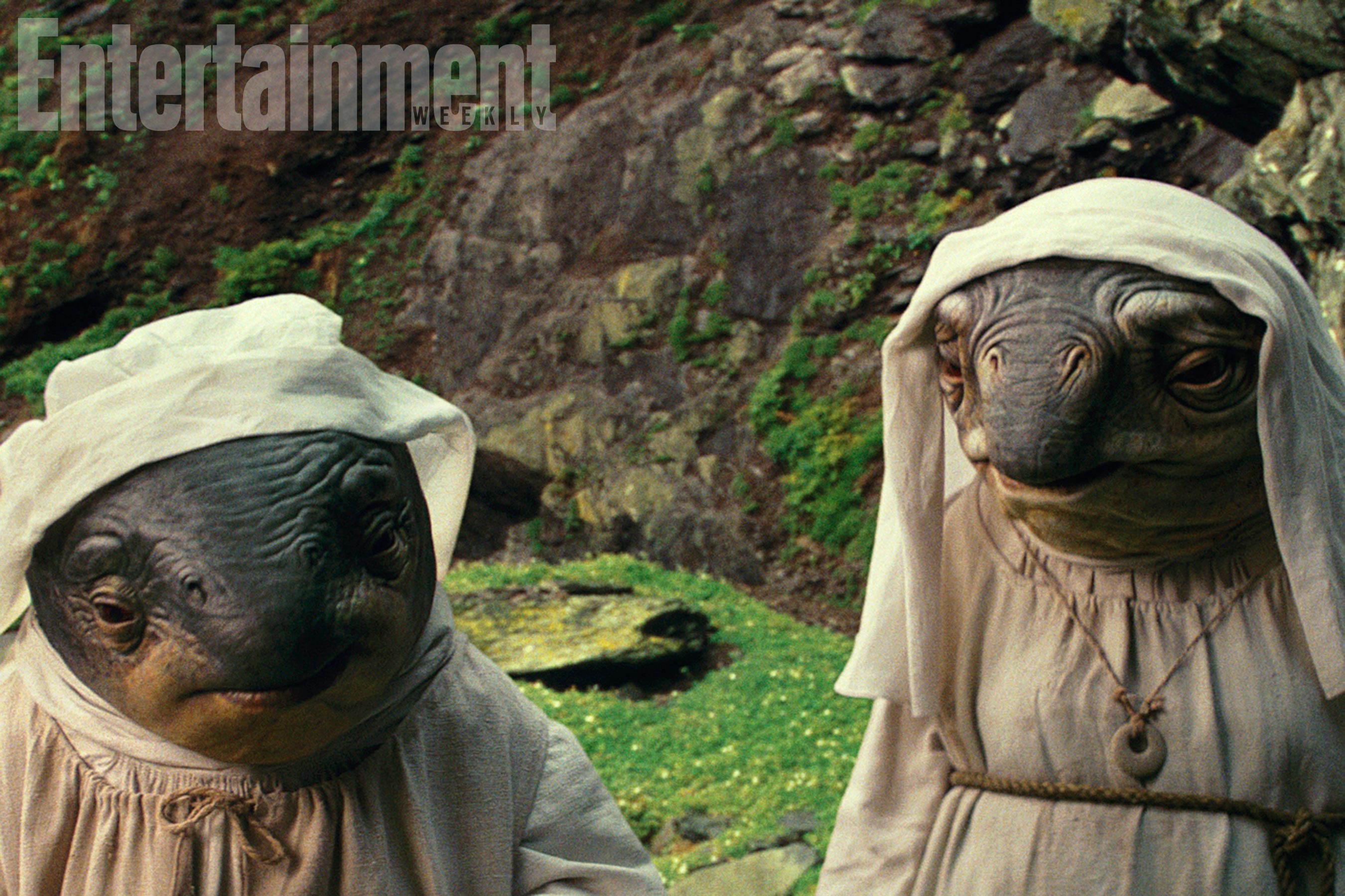 Le custodi del tempio di Ahch-To. Fonte: Entertainment Weekly