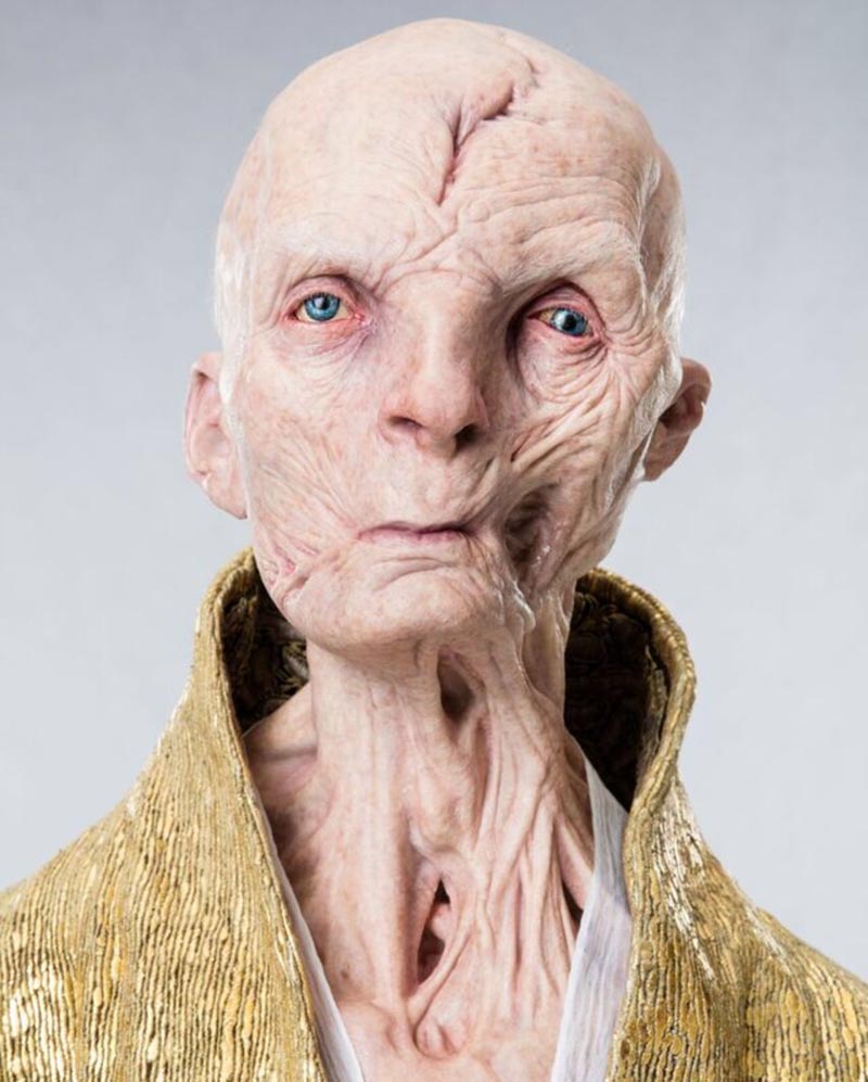 L'aspetto di Snoke in Episodio VIII