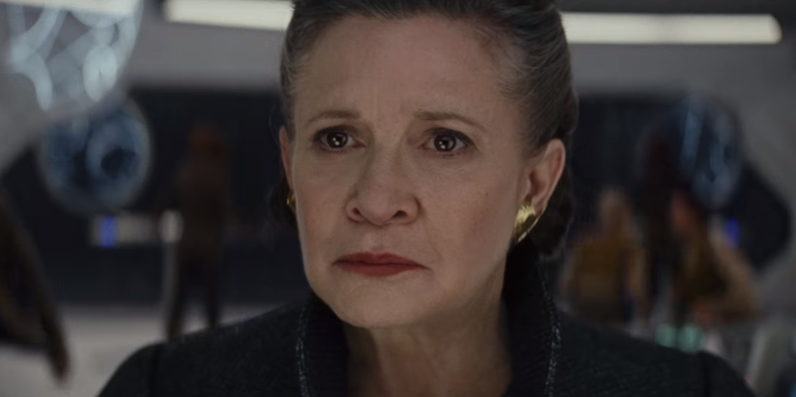 Leia nel trailer di Episodio VIII