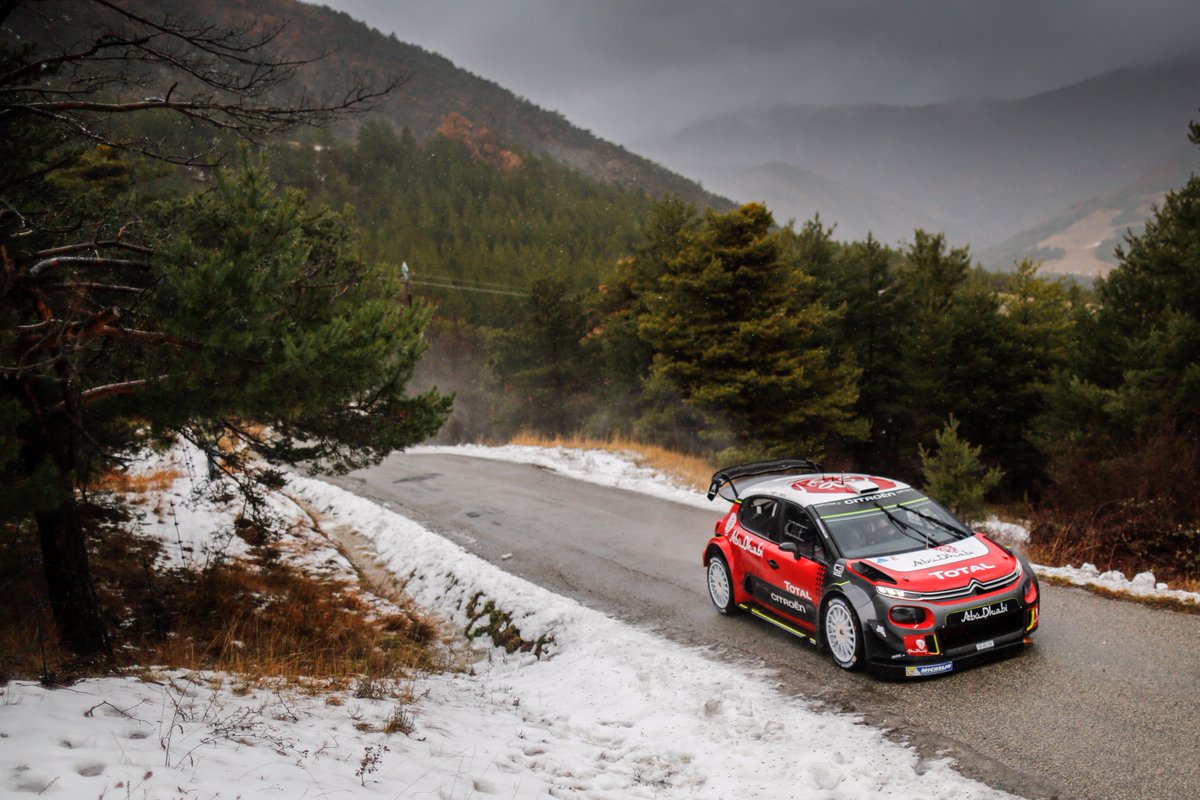 Meeke in azione sulla C3 nei test