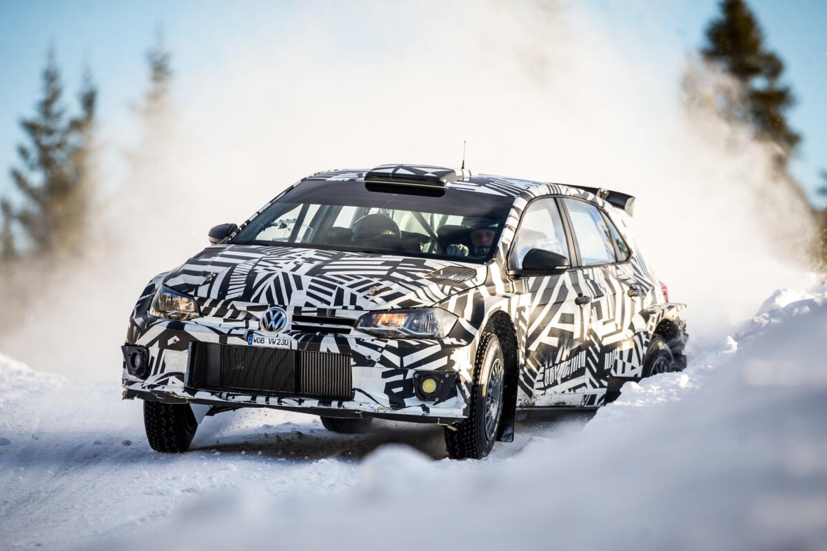 Promossa la Polo R5 sulle nevi svedesi - 