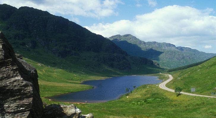 Rest and be Thankful è un meraviglioso paesaggio naturale in Scozia