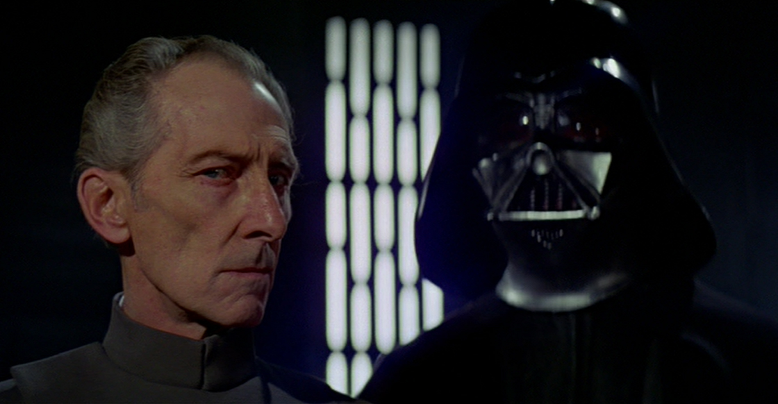 Il Grand Moff Tarkin e Darth Vader.