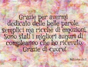 Frasi per dire grazie per gli auguri di compleanno