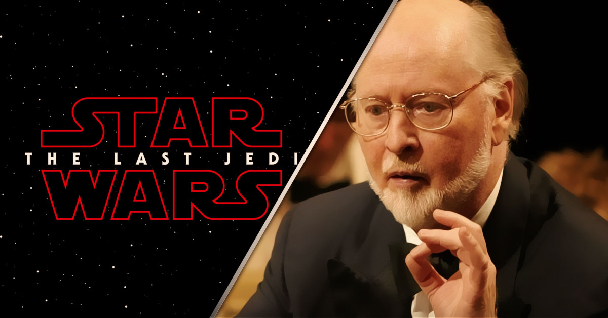 Il maestro John Williams e il logo di Episodio VIII.Da: somoscine.com