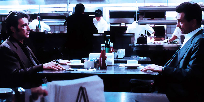 Al Pacino e Robert De Niro in "Heat - La sfida".