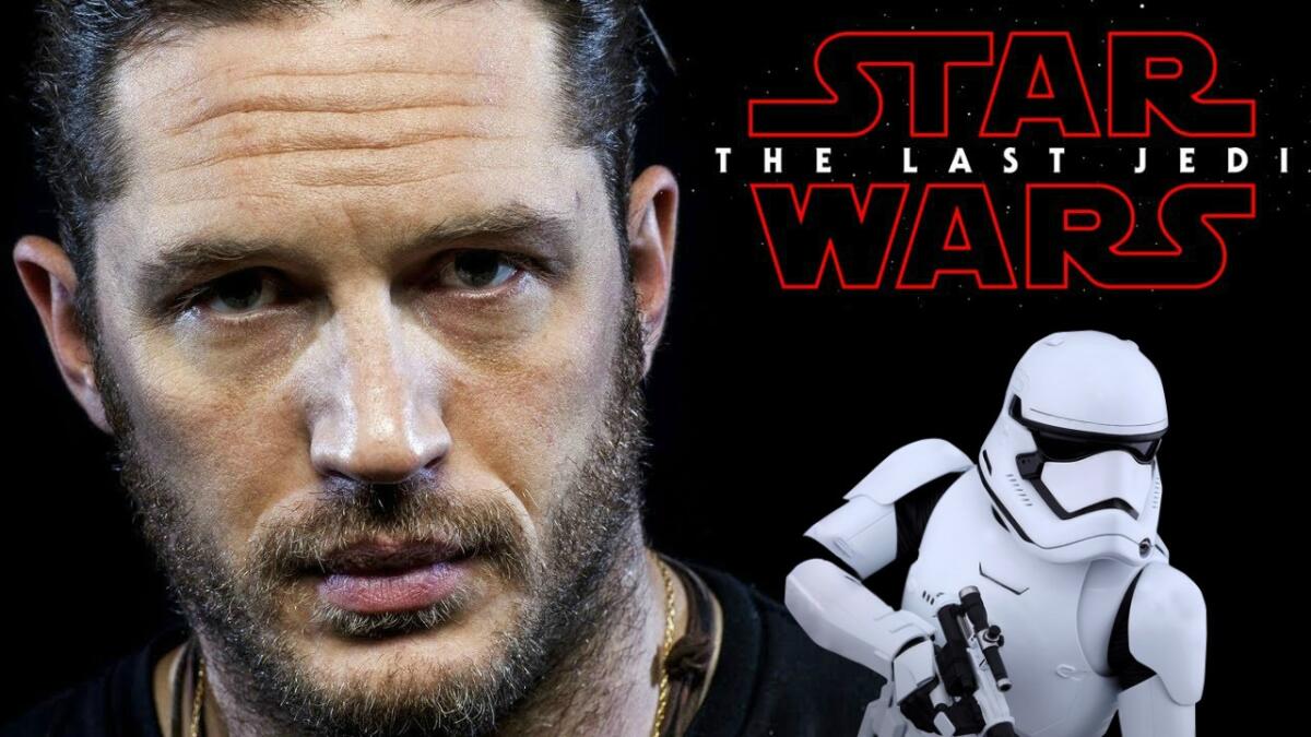 The Last Jedi: ecco il video del cameo di Tom Hardy - Il cameo di Tom Hardy in Star Wars: The Last Jedi