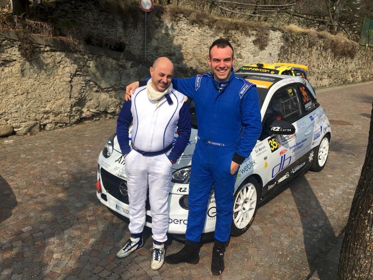 Gandossini e Mostacchi conquistano la 1a posizione di classe e il 9° posto assoluto al 1° Rally del Pizzocchero - 