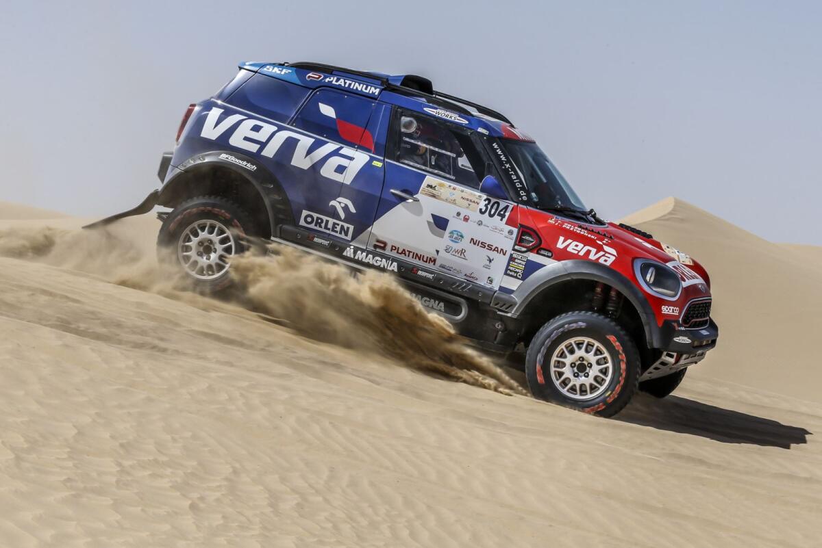Kuba Przygonski vince il Dubai Baja International sulla Mini del team X-Raid - 