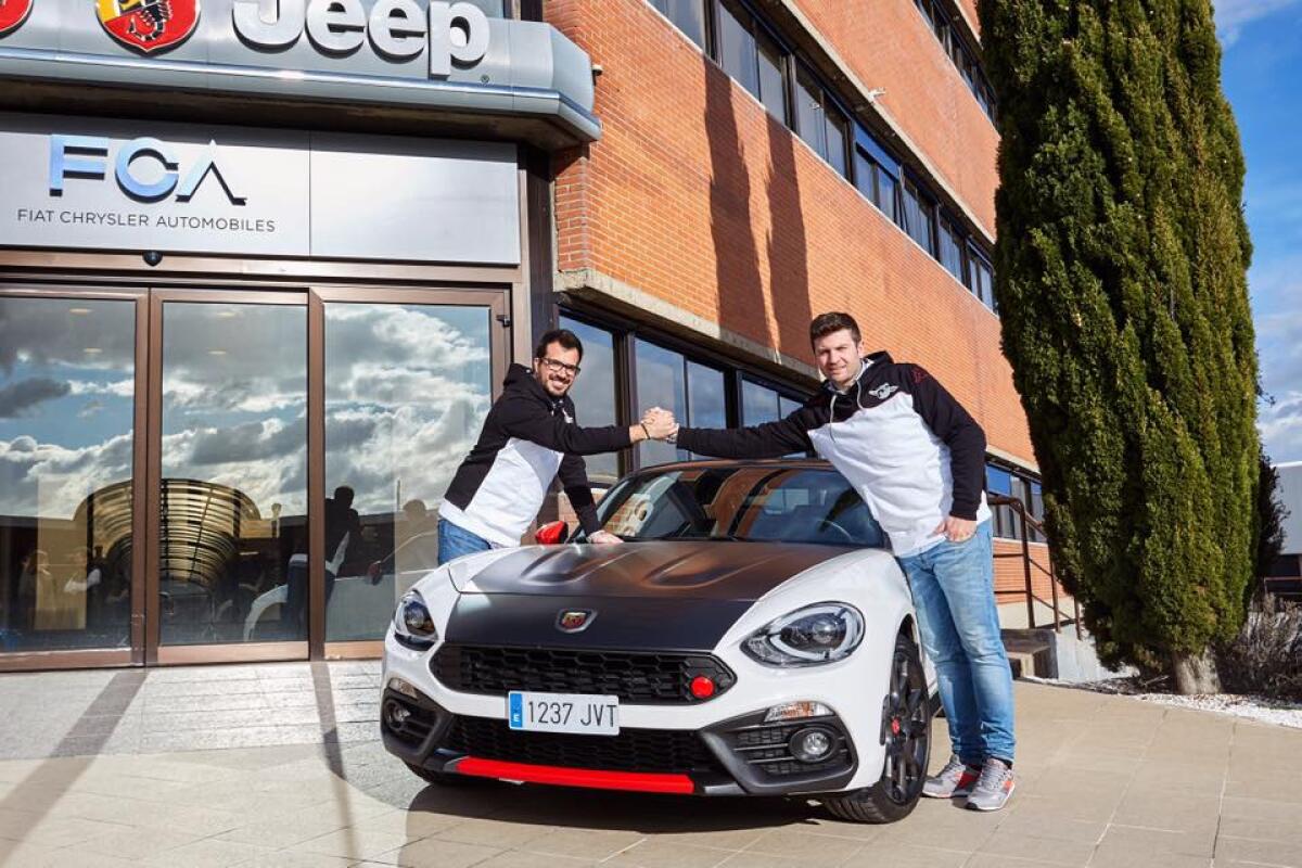 Monarri-Sanjuán con l'Abarth 124 nel Campionato di Spagna asfalto - 