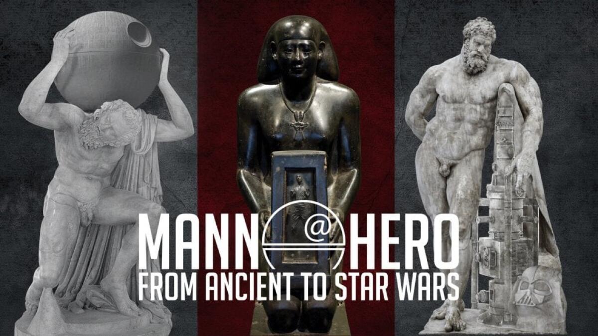 Star Wars e i miti greci si incontrano al Museo Archeologico di Napoli - Nome e immagini della mostra.
Da: Napolike