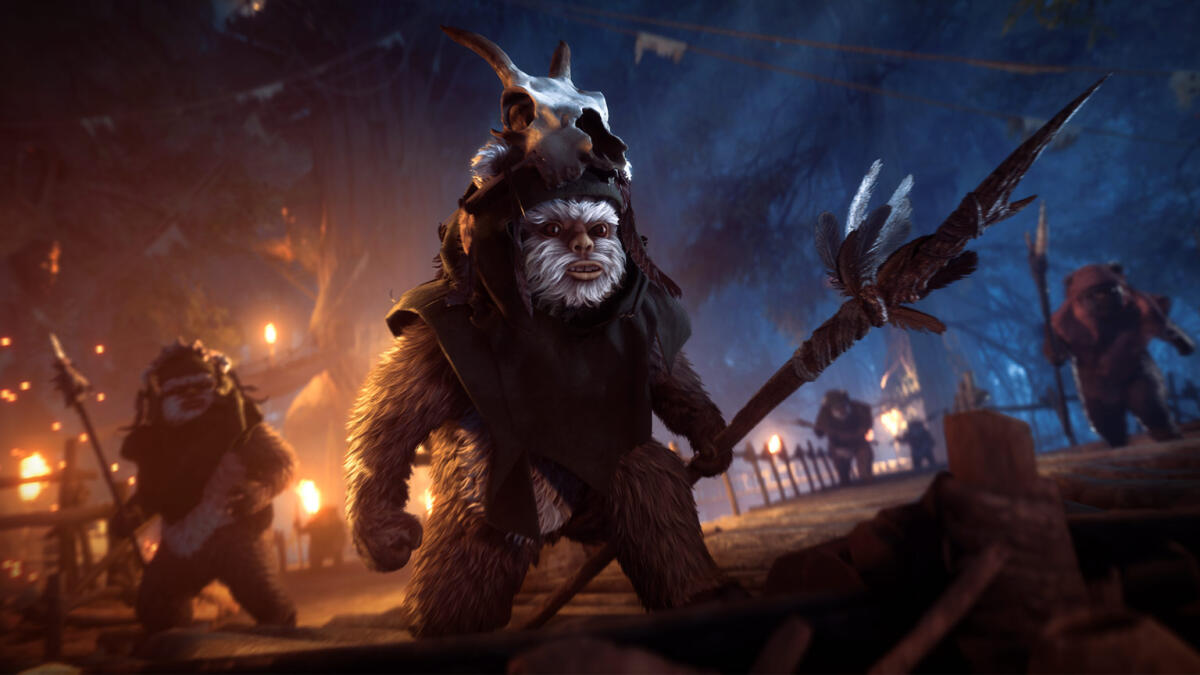 Battlefront II: a breve la nuova modalità "Caccia Ewok" - La nuova modalità "Caccia Ewok".
Da: starwars.com