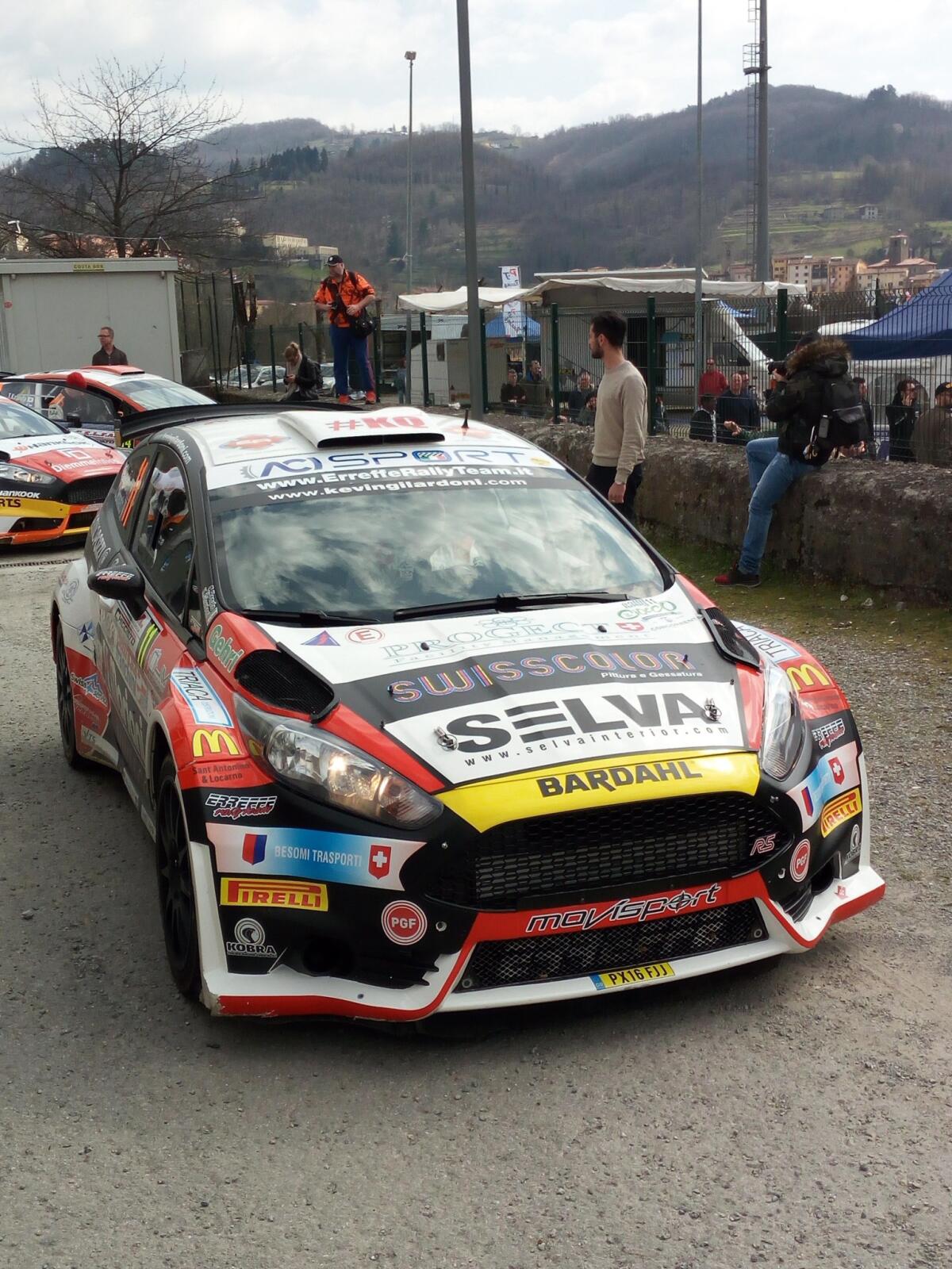 AL SANREMO RALLY KEVIN GILARDONI VUOLE CRESCERE ANCORA - 