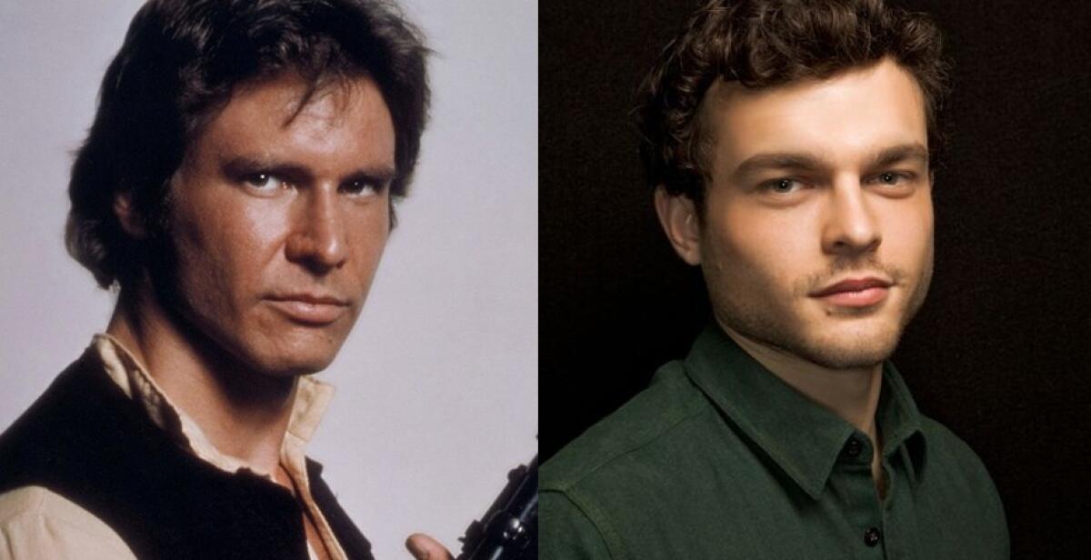 Ron Howard: Alden Ehrenreich non imiterà Harrison Ford - Harrison Ford e Alden Ehrenreich. 
Fonte: Hypable