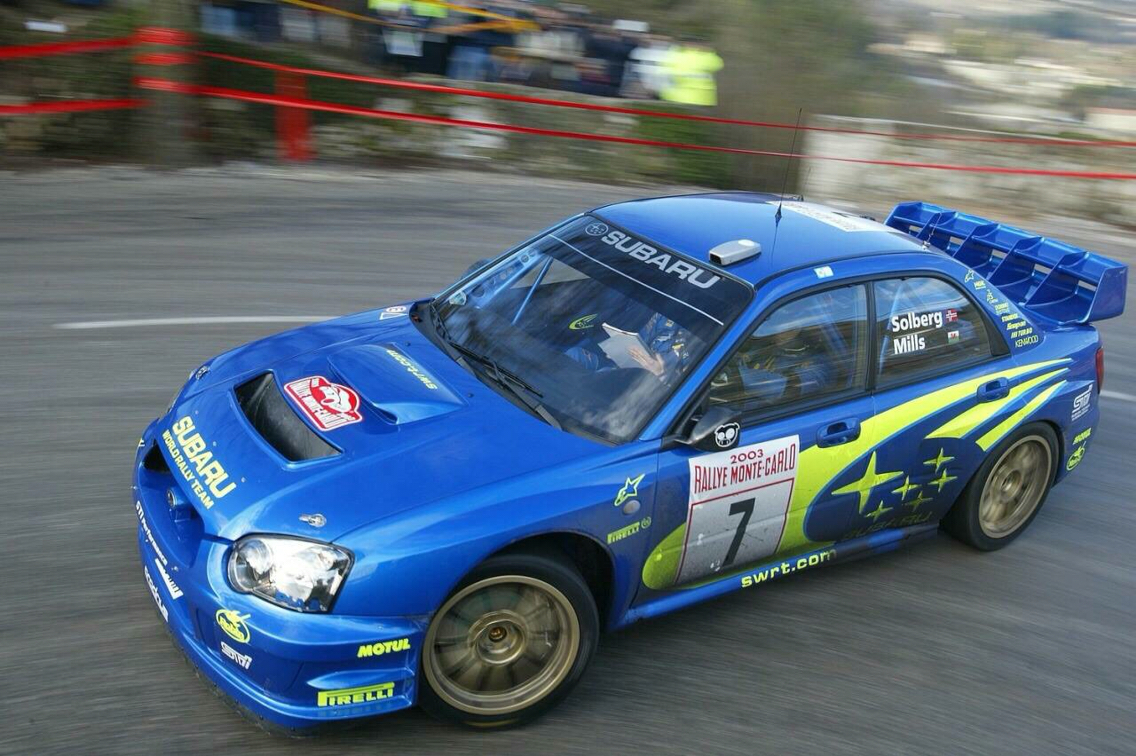 Solberg e Mills negli anni d'oro di Subaru nel WRC