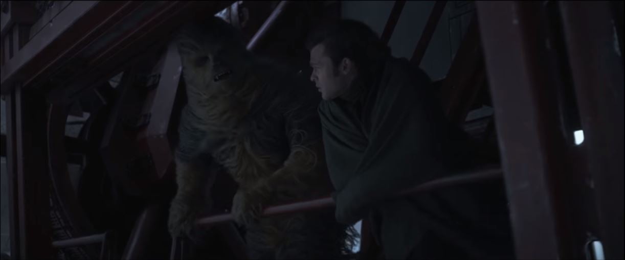 Han e Chewbe si presentano in Solo: A Star Wars Story