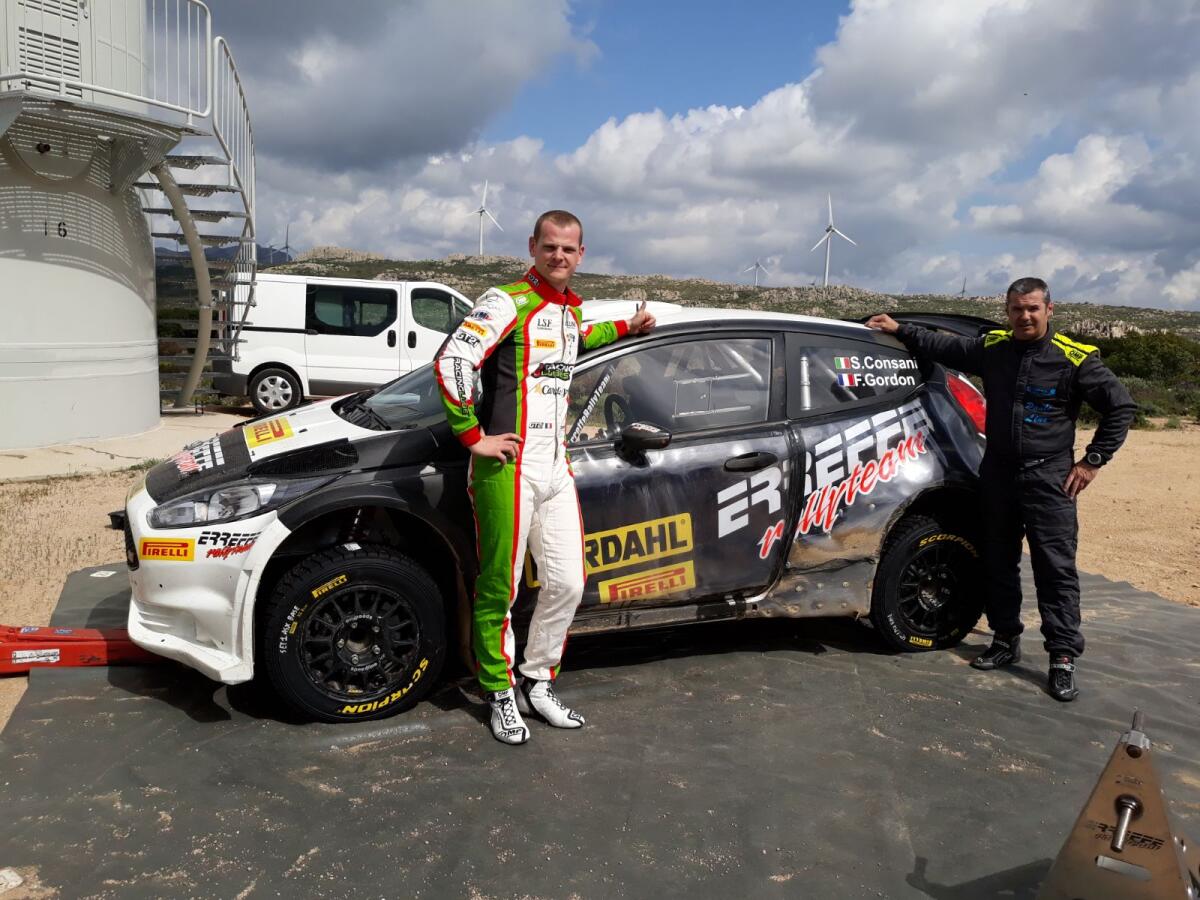 ERREFFE RALLY TEAM-BARDAHL AL VERMENTINO CON IL FRANCESE STÉPHANE CONSANI - 