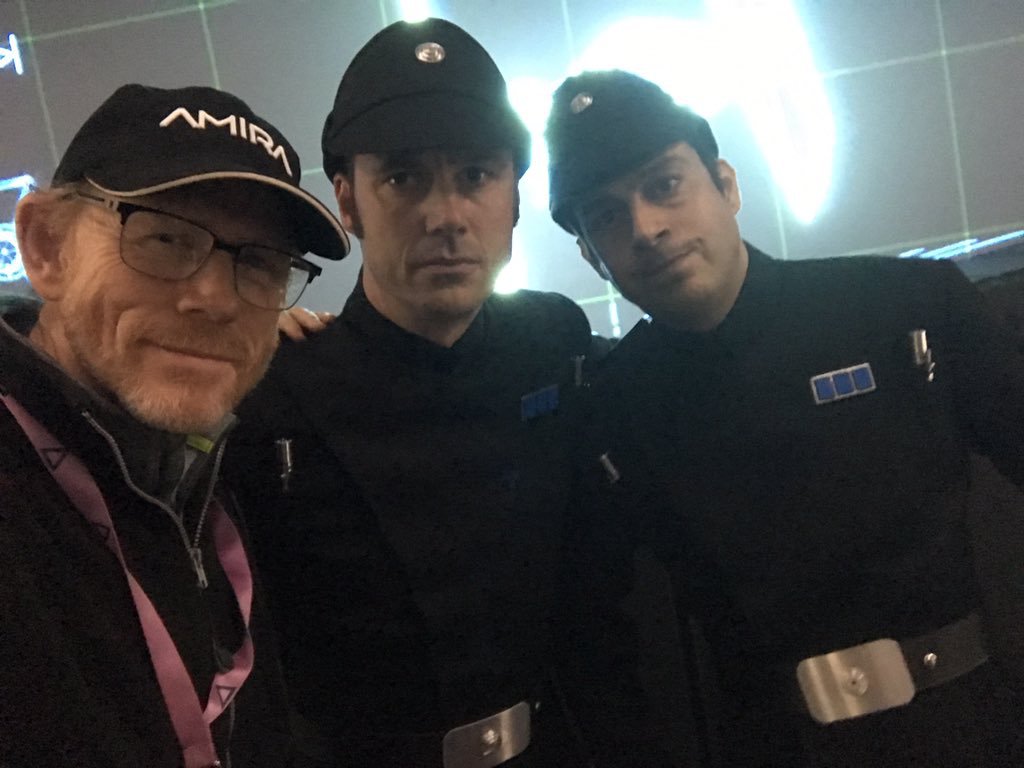 Ron Howard in compagnia di Tag e Bink.Da twitter