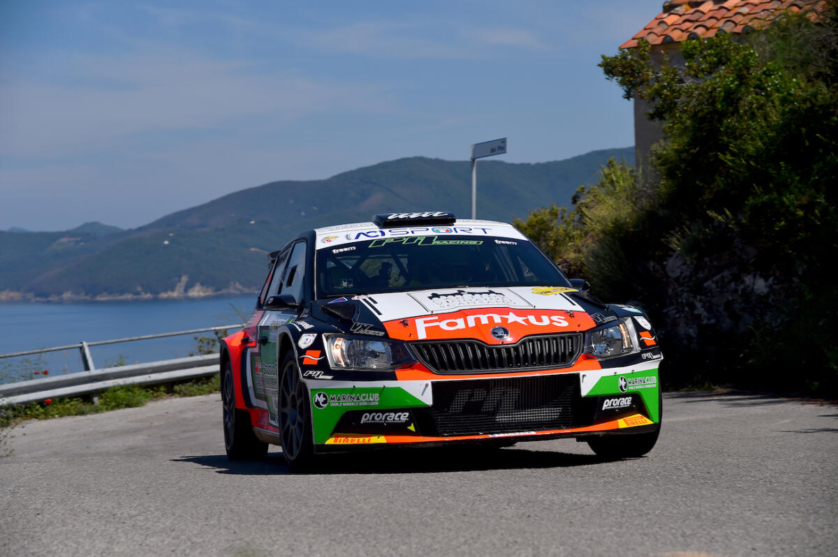 LEOPOLDO MAESTRINI AL RALLY ALTA VAL DI CECINA - 