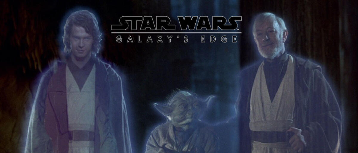 Star Wars: nei parchi a tema saranno ricreati Fantasmi di Forza e ologrammi - Nei parchi a tema Star Wars saranno presenti ologrammi e Fantasmi di Forza