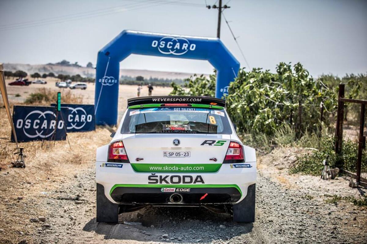 FIA ERC, Cipro - Juuso Nordgren guida al termine della prima giornata - 