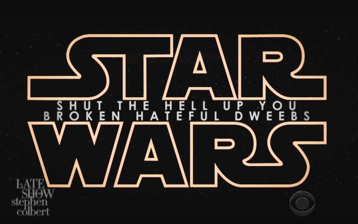 Star Wars: il trailer parodia contro gli haters misogini - Il trailer parodia di Star Wars.
Da: making star wars