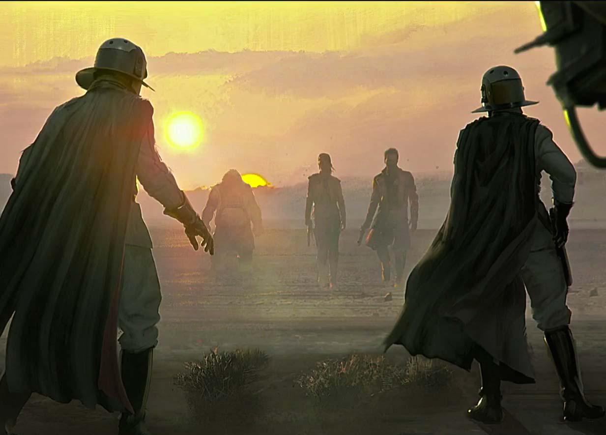 Un bozzetto del gioco di Visceral Games ora trasformato