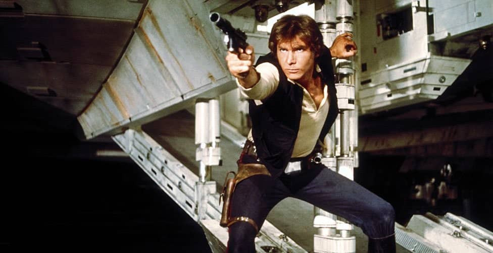 Han Solo in "Una Nuova Speranza".Da: jkhub