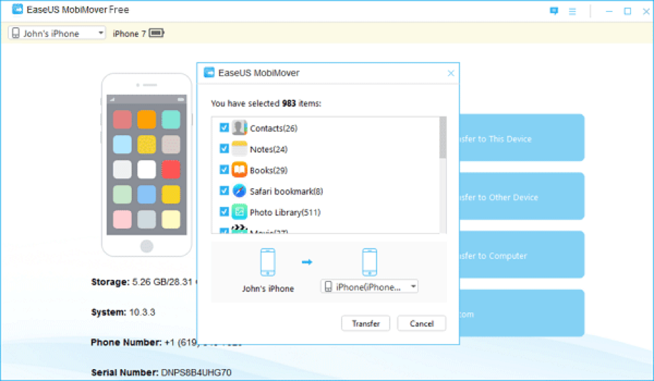 EaseUS MobiMover Free