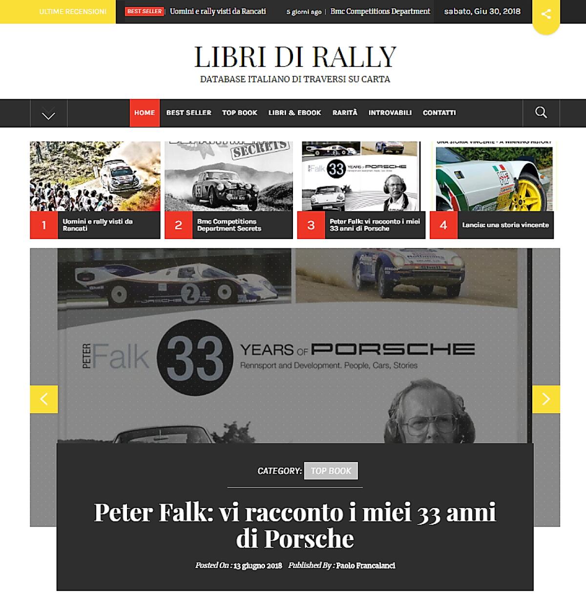 Libri di Rally - 