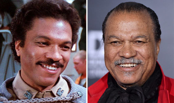Billy Dee Williams, interprete di Lando Calrissian.Da: daily express