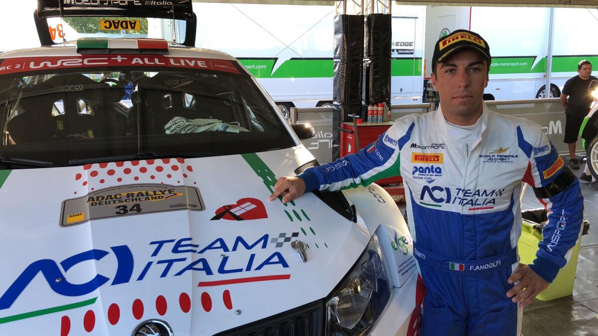 Fabio Andolfi dedica il podio alla tragedia genovese - 