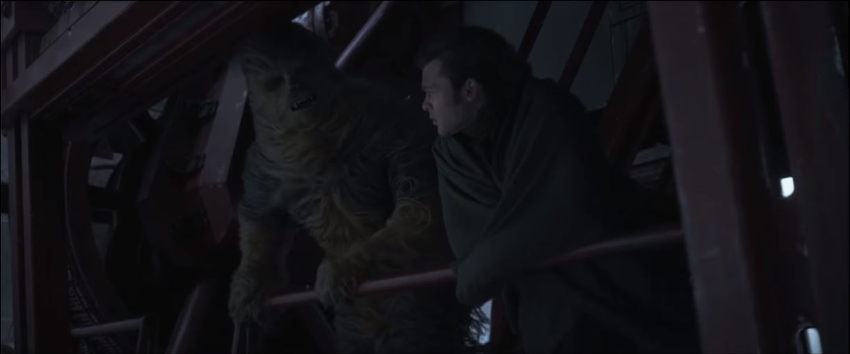 Han e Chewbe in una delle loro prime conversazioni