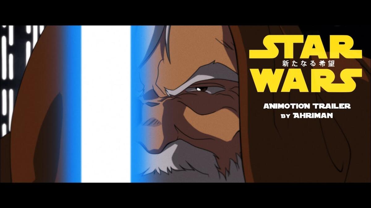 Il trailer di Una Nuova Speranza in stile anime - Il trailer fan-made di Una Nuova Speranza in stile anime