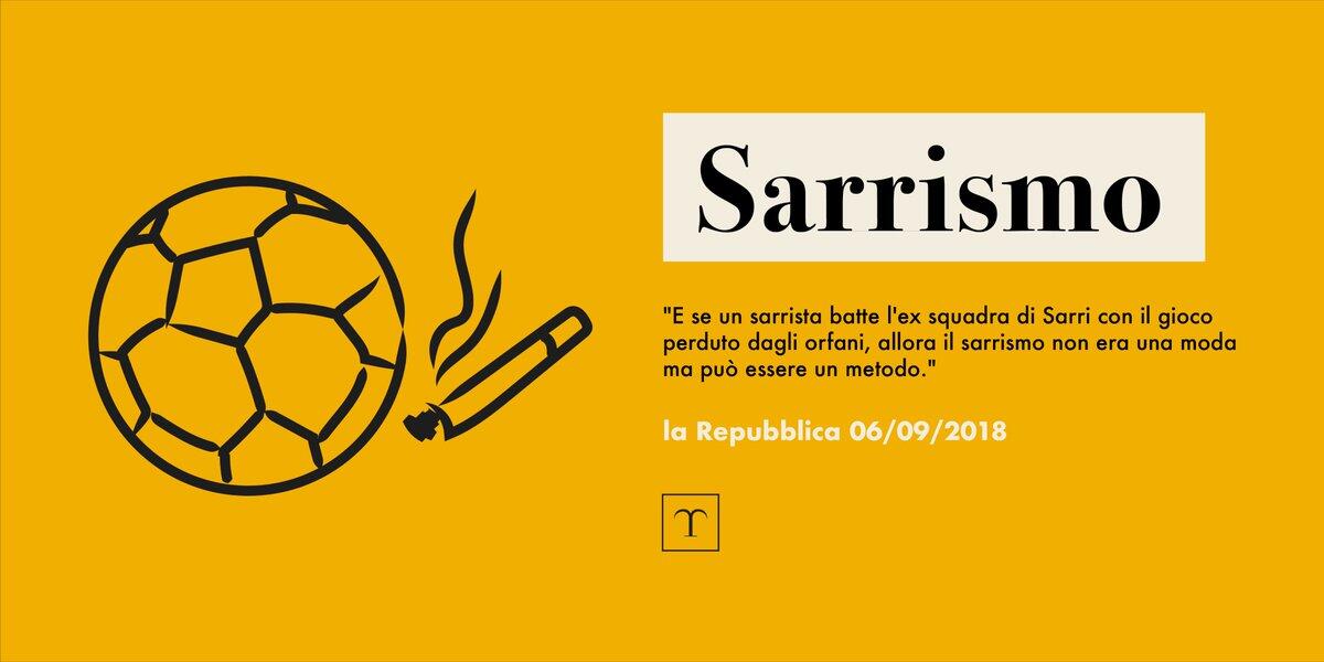 "Sarrismo", il ct del Chelsea entra nell'enciclopedia Treccani - Sarrismo, crediti: Treccani