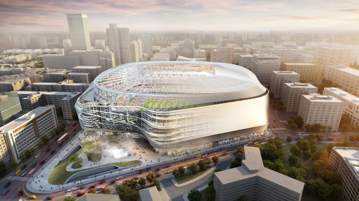 600 milioni di euro per il nuovo Bernabeu - Bernabeu, crediti: ANSA
