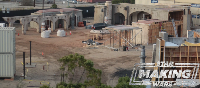 Il set della serie visto dall'alto.Da: MakingStarWars