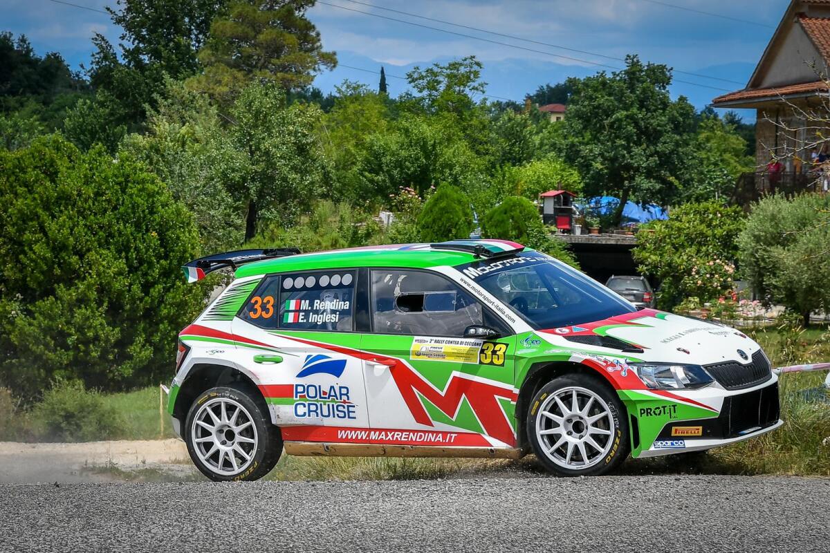 Max Rendina in gara a Como - 