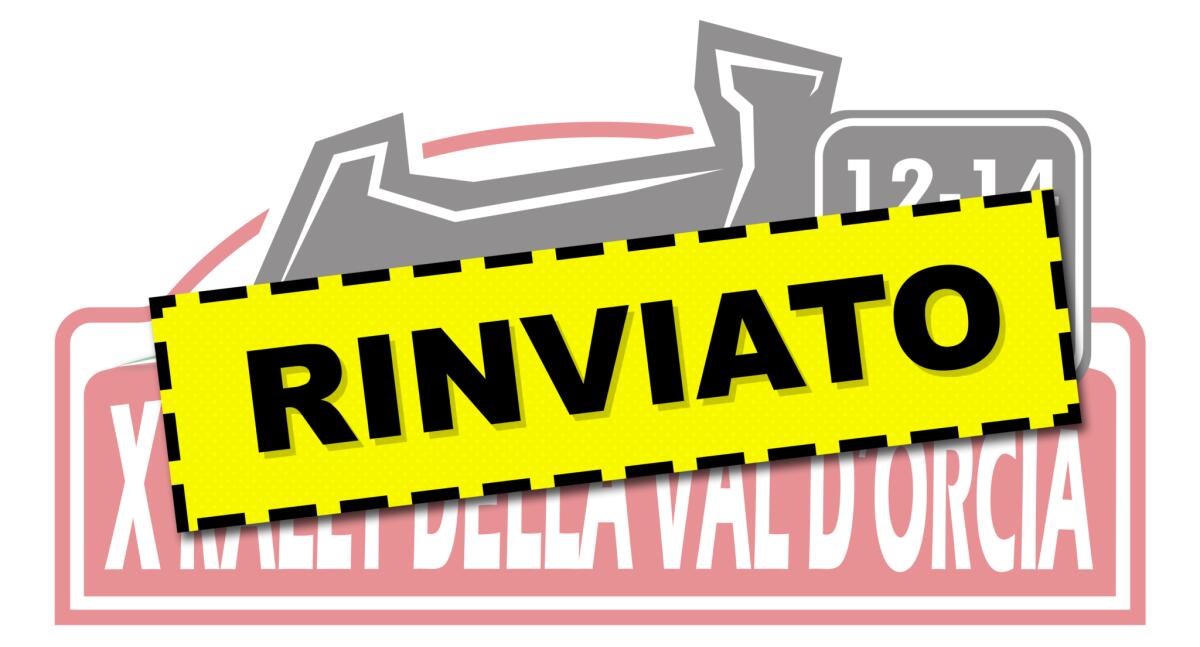Rally Val d'Orcia, rinviato - 