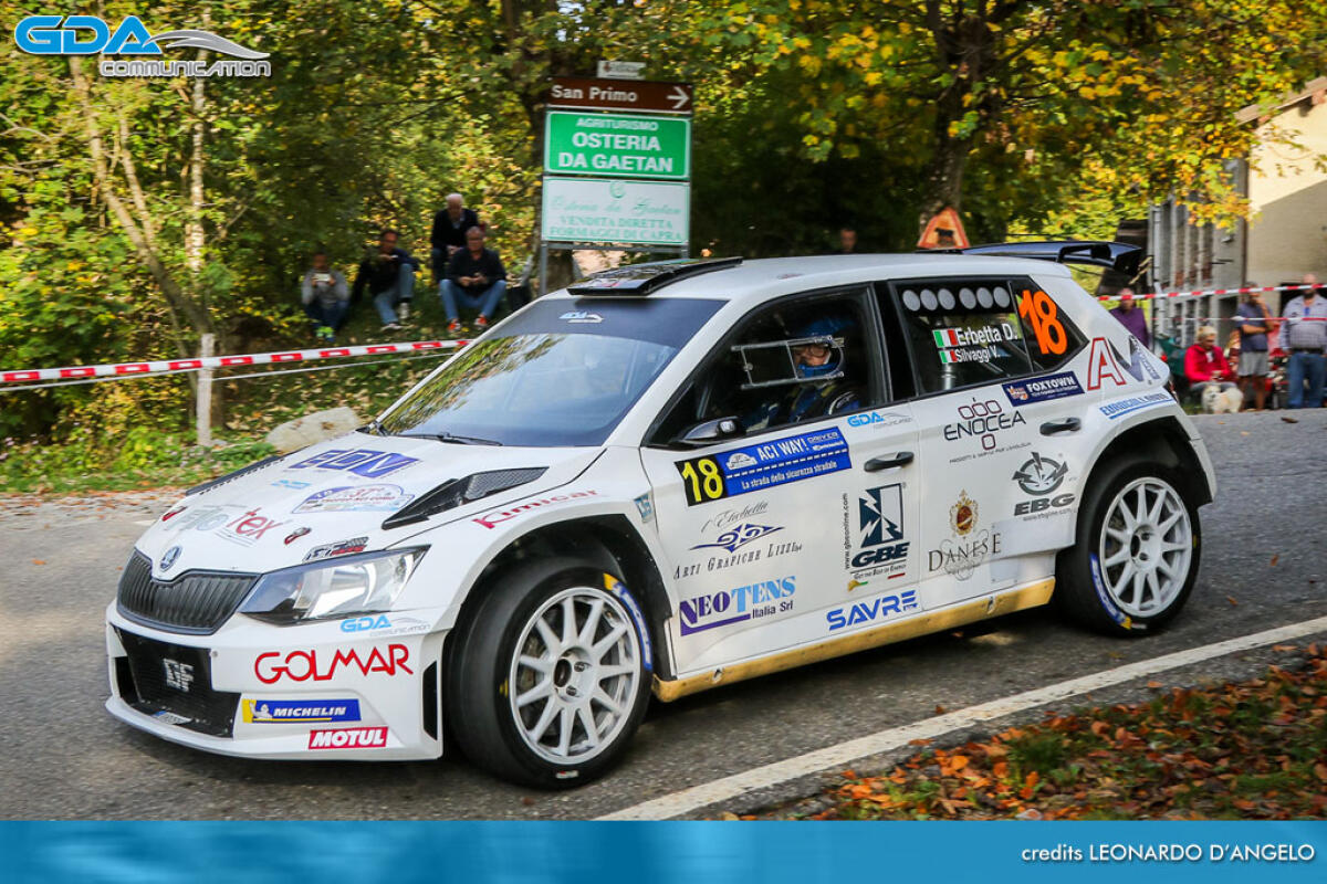 Erbetta, vice campione nel CIWRC, alla prima in R5 - 