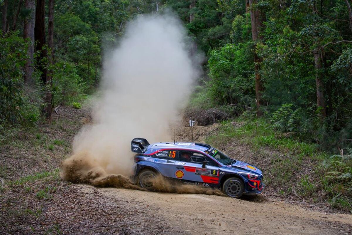 Neuville con il motore 2019 in Australia - 
